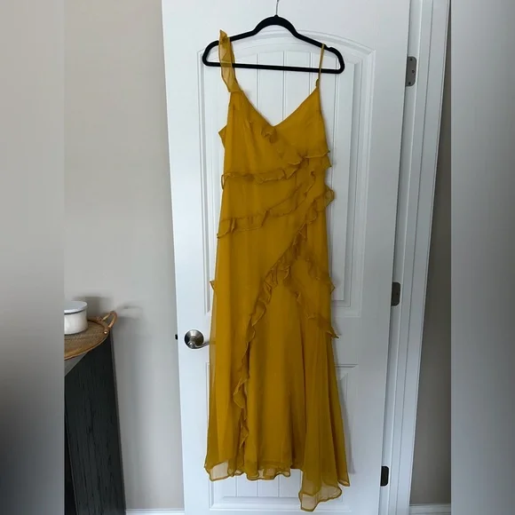 Petal & Pup Yellow Ruffle Maxi Dress - Picture 8 of 11